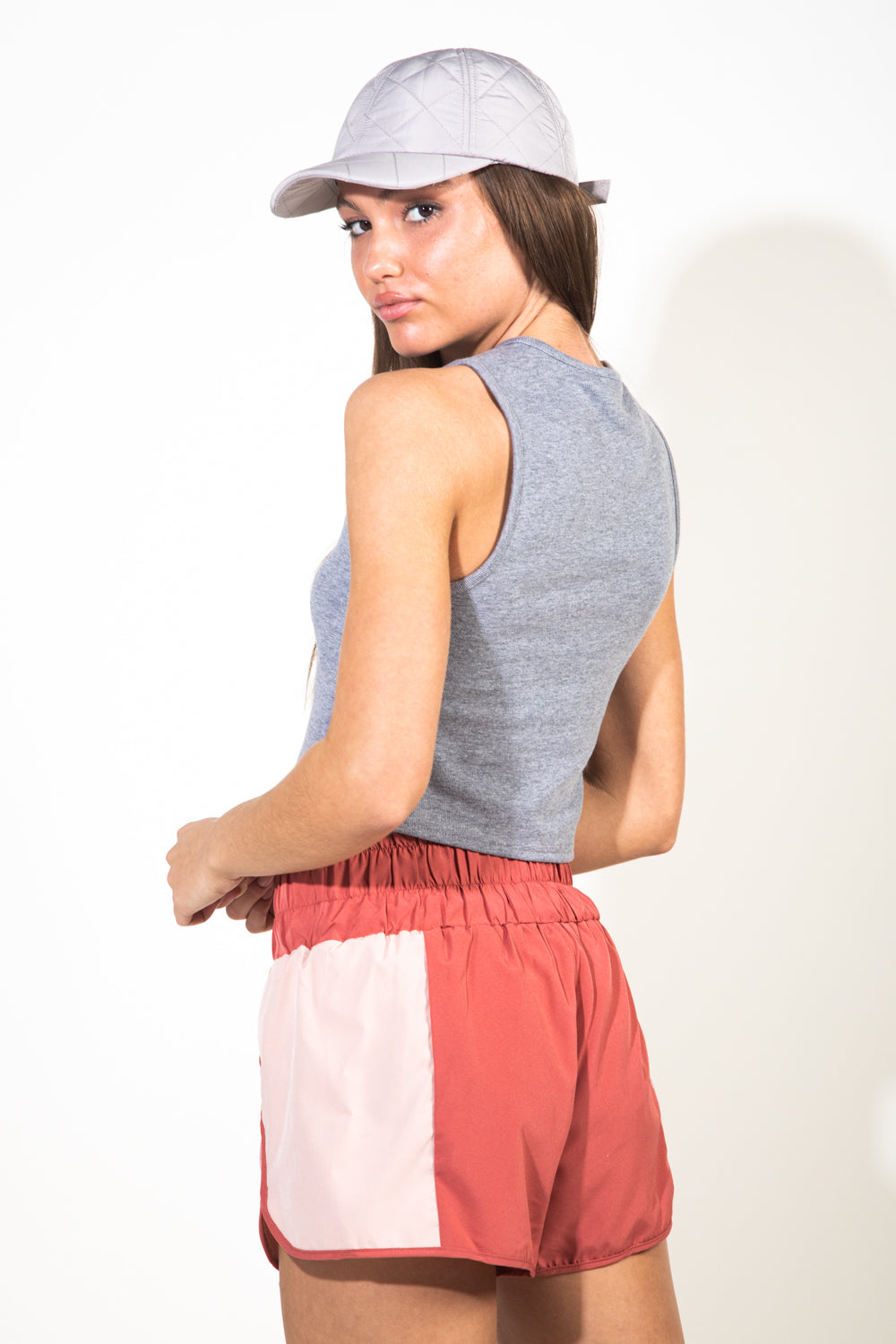 Color Block Activewear Shorts