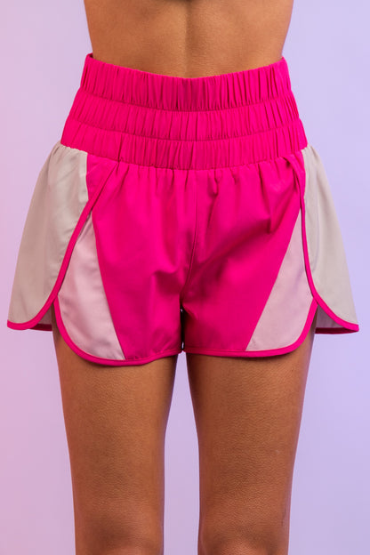 Color Block Activewear Shorts